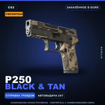 Сувенирный P250 | Black & Tan | Закалённое в боях · Скин Counter-Strike 2