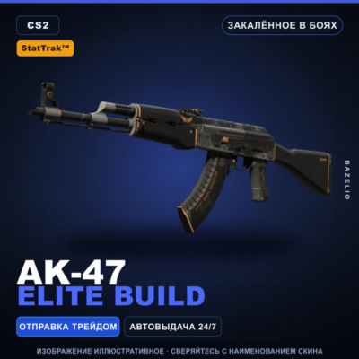 StatTrak™ AK-47 | Elite Build | Закалённое в боях · Скин Counter-Strike 2