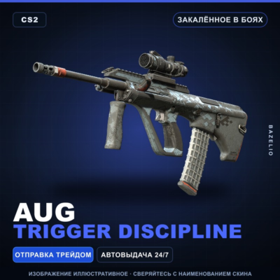 AUG | Trigger Discipline | Закалённое в боях · Скин Counter-Strike 2