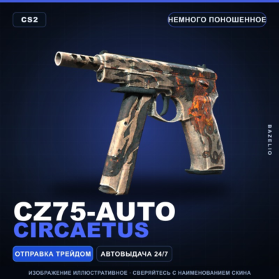 CZ75-Auto | Circaetus | Немного поношенное · Скин Counter-Strike 2