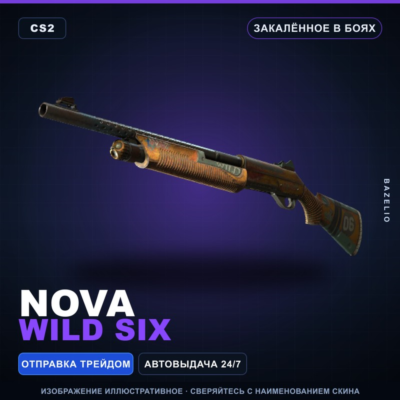 Nova | Wild Six | Закалённое в боях · Скин Counter-Strike 2