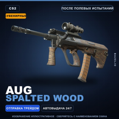 Сувенирный AUG | Spalted Wood | После полевых испытаний · Скин Counter-Strike 2
