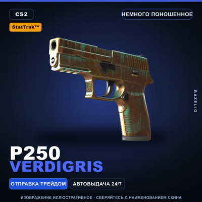 StatTrak™ P250 | Verdigris | Немного поношенное · Скин Counter-Strike 2