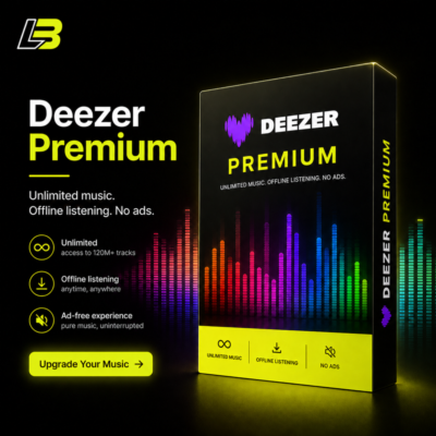 Deezer Premium Subscription | 2–12 Months | Global Access