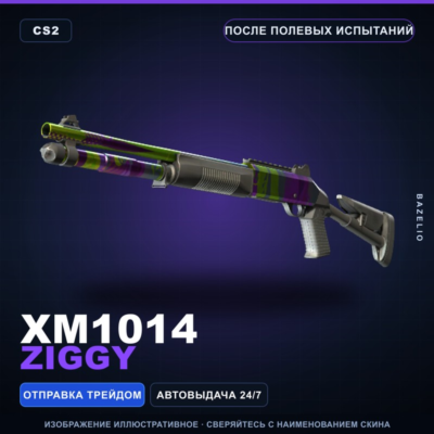 XM1014 | Ziggy | После полевых испытаний · Скин Counter-Strike 2
