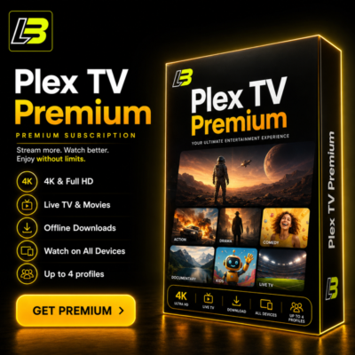 Премиум-аккаунт Plex на 1-12 месяцев | Plextv