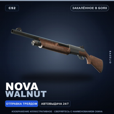 Nova | Walnut | Закалённое в боях · Скин Counter-Strike 2