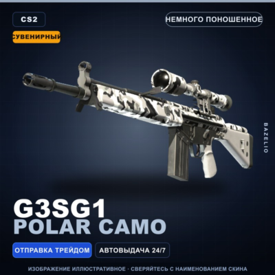 Сувенирный G3SG1 | Polar Camo | Немного поношенное · Скин Counter-Strike 2