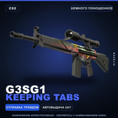 G3SG1 | Keeping Tabs | Немного поношенное · Скин Counter-Strike 2