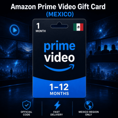 Amazon Prime Video (Мексика) 1–12 месяцев | Код пополнения