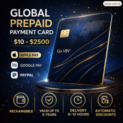 Предоплаченная платёжная карта 🛍️ $10–$2000| Срок действия 5 лет ⚡️| Пополняемая 🔄