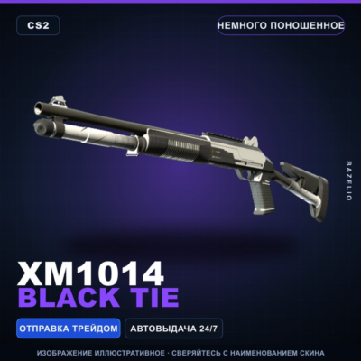 XM1014 | Black Tie | Немного поношенное · Скин Counter-Strike 2