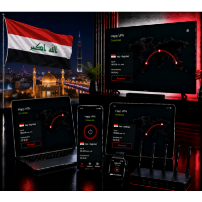 Happ VPN | Ирак 🇮🇶 Статический IP | Защита от DPI | Доступ ИИ | 10 Гбит/с 🚀