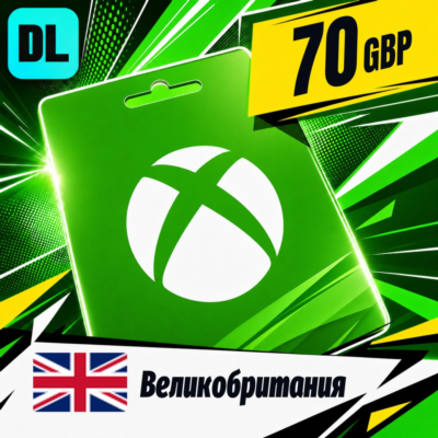 Xbox Gift Card Великобритания 70 GBP 💳 цифровой код — автовыдача 24/7
