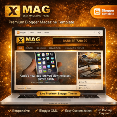 Шаблон X-Mag: Лучшая SEO-оптимизированная журнальная тема