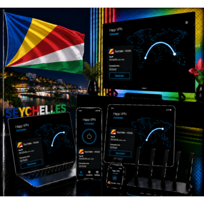 Happ VPN Сейшельские Острова 🇸🇨 Статический IP Защита от DPI Доступ ИИ 10 Гбит/с 🚀