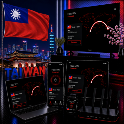 Happ VPN | Тайвань 🇹🇼 Статический IP | Защита от DPI | Доступ ИИ | 10 Гбит/с 🚀