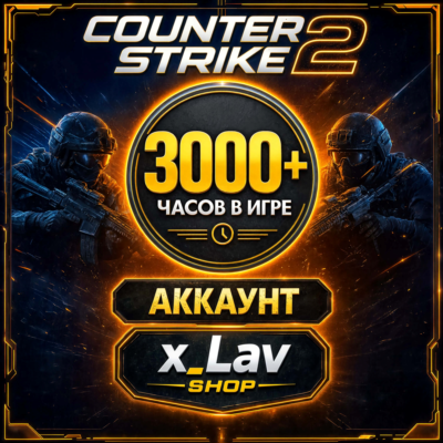 CS 2 Аккаунт 3000+ часов  СМЕНА ДАННЫХ・