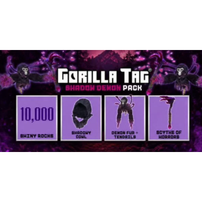 Shadow Demon Pack для Gorilla Tag  для Oculus quest 2 3 s