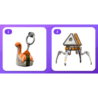 Apex Legends Twitch Drops (2 Items) — Sushi Nessie Gun Charm + APEX Pack