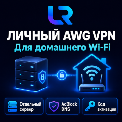 Приватный AmneziaWG VPN | Личный сервер для домашнего Wi-Fi + AdBlock