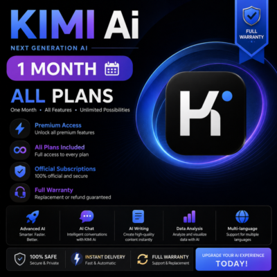 KIMI AI — 1 месяц | Все тарифы | Официальное подключение | Полная гарантия