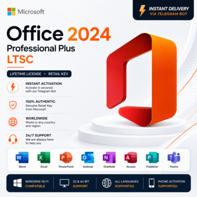 Office Professional Plus 2024 LTSC | Phone Activation | Telegram Bot | По всему миру