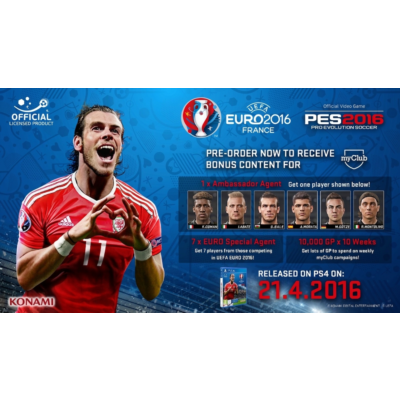 PES 2016 – Bonus Content DLC (Ключ PS4) – ЕВРОПА
