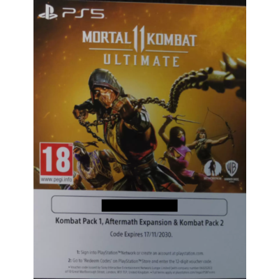 Код (Ключ) Mortal Kombat 11 Ultimate PS5 РФ, Турция, Польша, Индия (все персонажи)