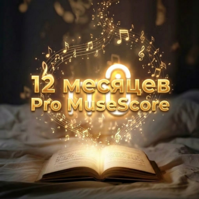 12 месяцев Pro|Pro+ MuseScore Подписка
