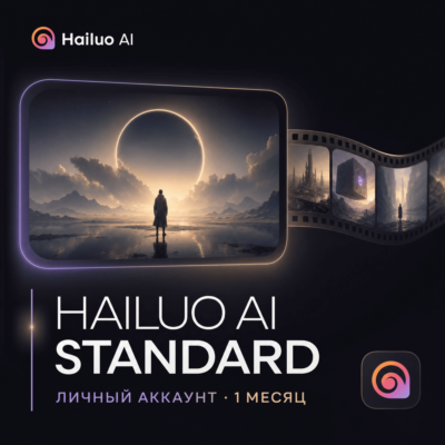 [24/7] HAILUO AI STANDARD | 1 МЕСЯЦ | 1200 КРЕДИТОВ | AI VIDEO · IMAGE | ЛИЧНЫЙ