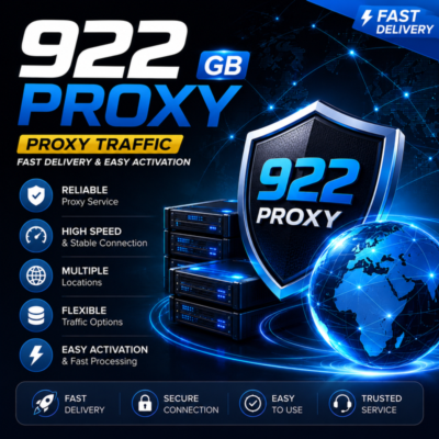 922 Proxy GB – Прокси-трафик | Быстрая доставка и активация | 922Proxy