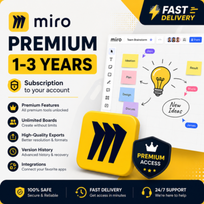 Miro Premium 1-3 года / Подписка на ваш аккаунт / Быстрая доставка