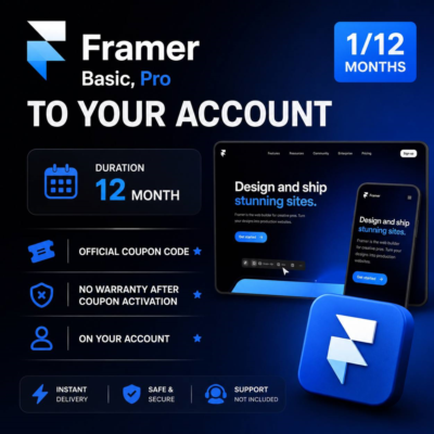 Framer AI Pro — 12 месяцев | Официальный промокод | На вашем аккаунте