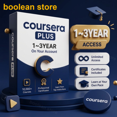 COURSERA PLUS на 1-3 года на ваш счет