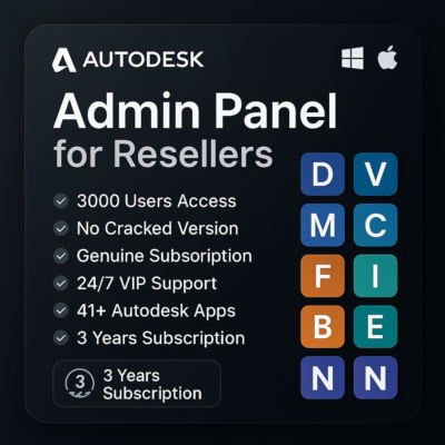 Панель администратора Autodesk (3000 пользователей) | 3 года