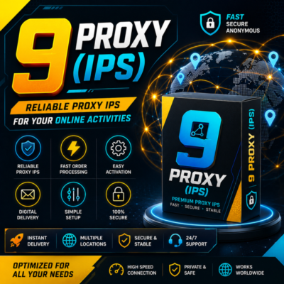 IPs 9 Proxy  – Прокси IP | Быстрая доставка и простая активация | 9Proxy (IPs)