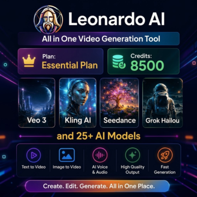 [ LEONARDO AI ] :: VIDEO GEN ::: ( Кредиты: 8500 ) ::: [ Ready / Full-AccessAccount ]