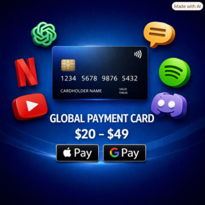 Виртуальная USD Карта | Пополнение | $20-$49 | Международные Платежи | OpenAI | Netfl