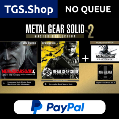 METAL GEAR SOLID: MASTER COLLECTION Vol 2 | STEAM | PAYPAL