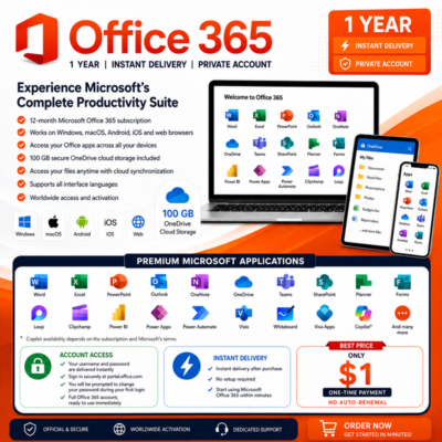 Office 365 | 1 год | Мгновенная доставка | Личный аккаунт