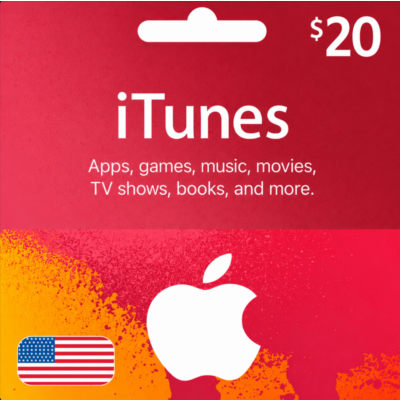 Код активации App Store & iTunes 20 USD (Регион USA)