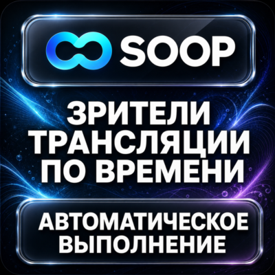 SOOP — Зрители трансляции по времени