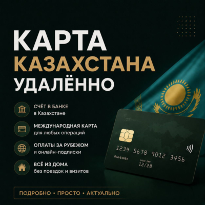 ЗАРУБЕЖНАЯ БАНКОВСКАЯ КАРТА | ИНОСТРАННЫЙ СЧЁТ | APPLE PAY | БЕЗ ПОЕЗДКИ