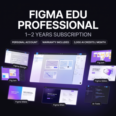 AUTO 24/7 | Figma EDU | AI Professional PRO + 3000 AI Credits – 6 Months