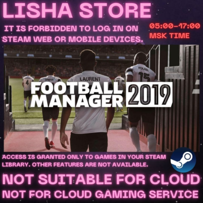 Football Manager 2019 + Football Manager 2019 touch Стим Оффлайн На 90 дней