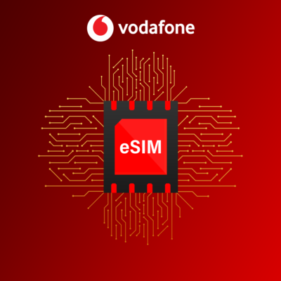 Vodafone UK eSIM +44 Номер | Прием СМС и OTP по всему миру