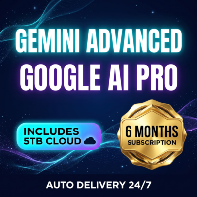Готовый аккаунт Google + Gemini Advanced 6 Месяцев | Авто 24/7