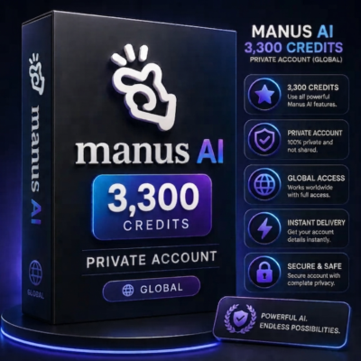 Manus AI 3300 кредитов - Личный аккаунт (Глобальный)
