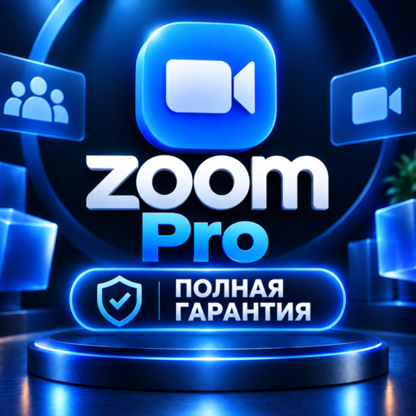 Zoom Pro | До 100 участников | Полная гарантия